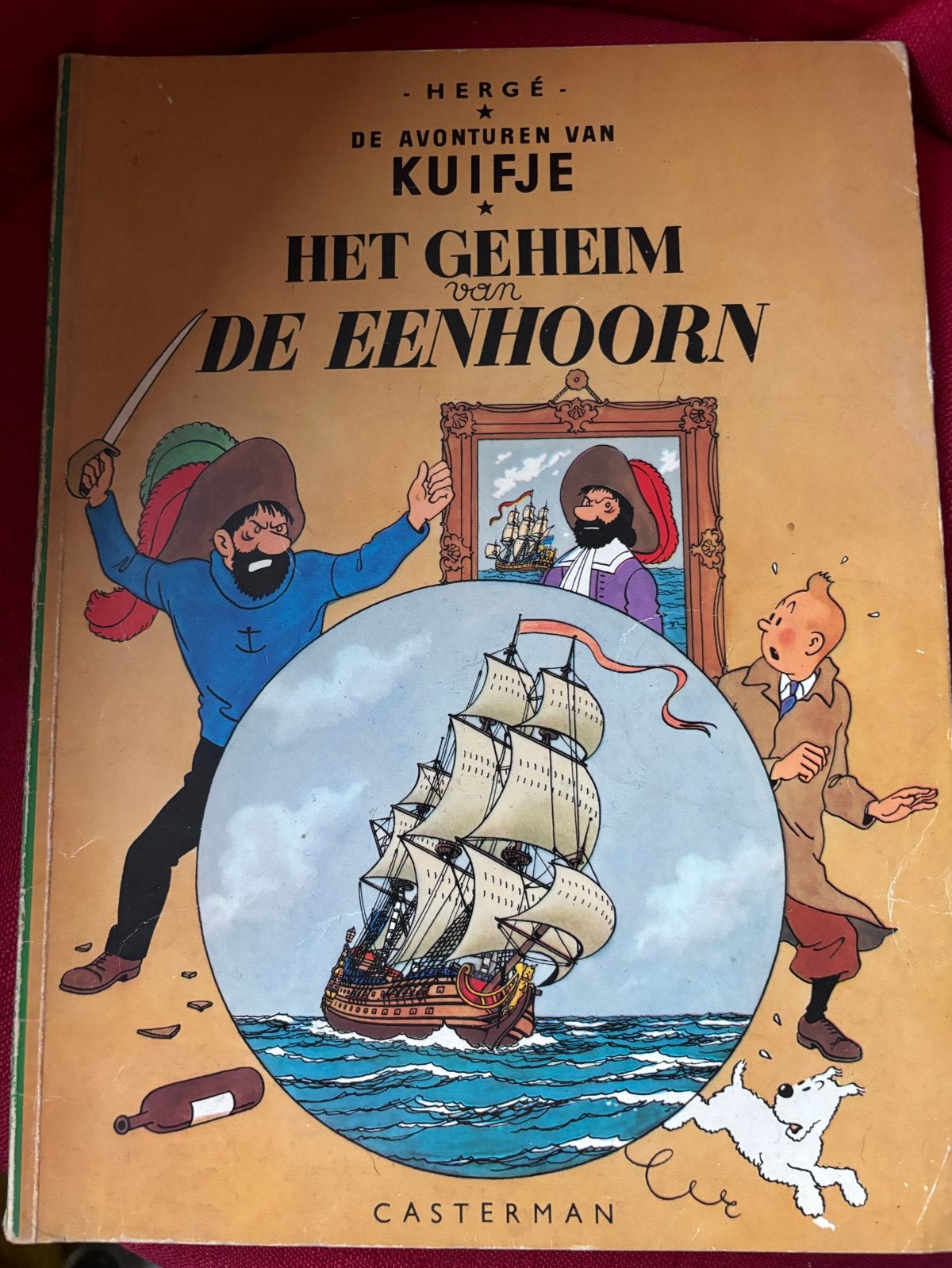 Kuifje: Het Geheim van de Eenhoorn (1951), Boeken, Eén stripboek, Ophalen of Verzenden, Zo goed als nieuw
