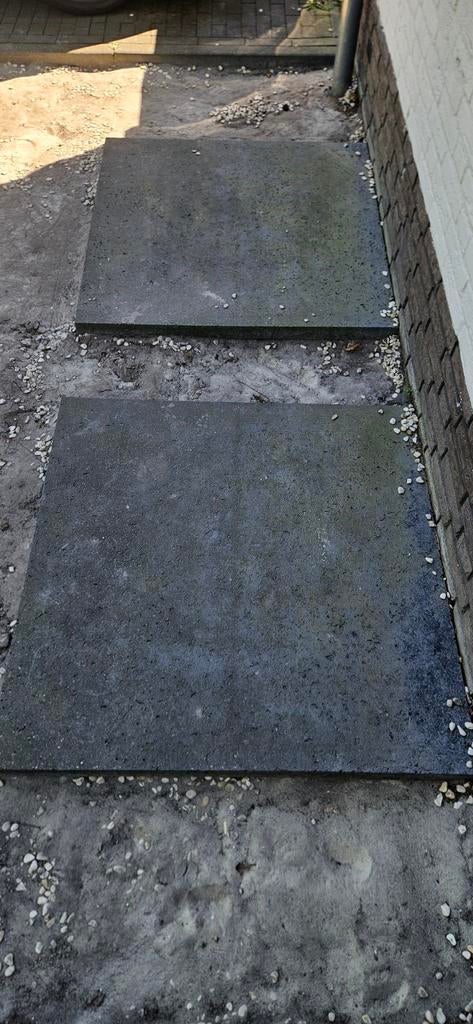 Antraciet betontegels 100x100 6 stuks, Ophalen, Beton, Terrastegels