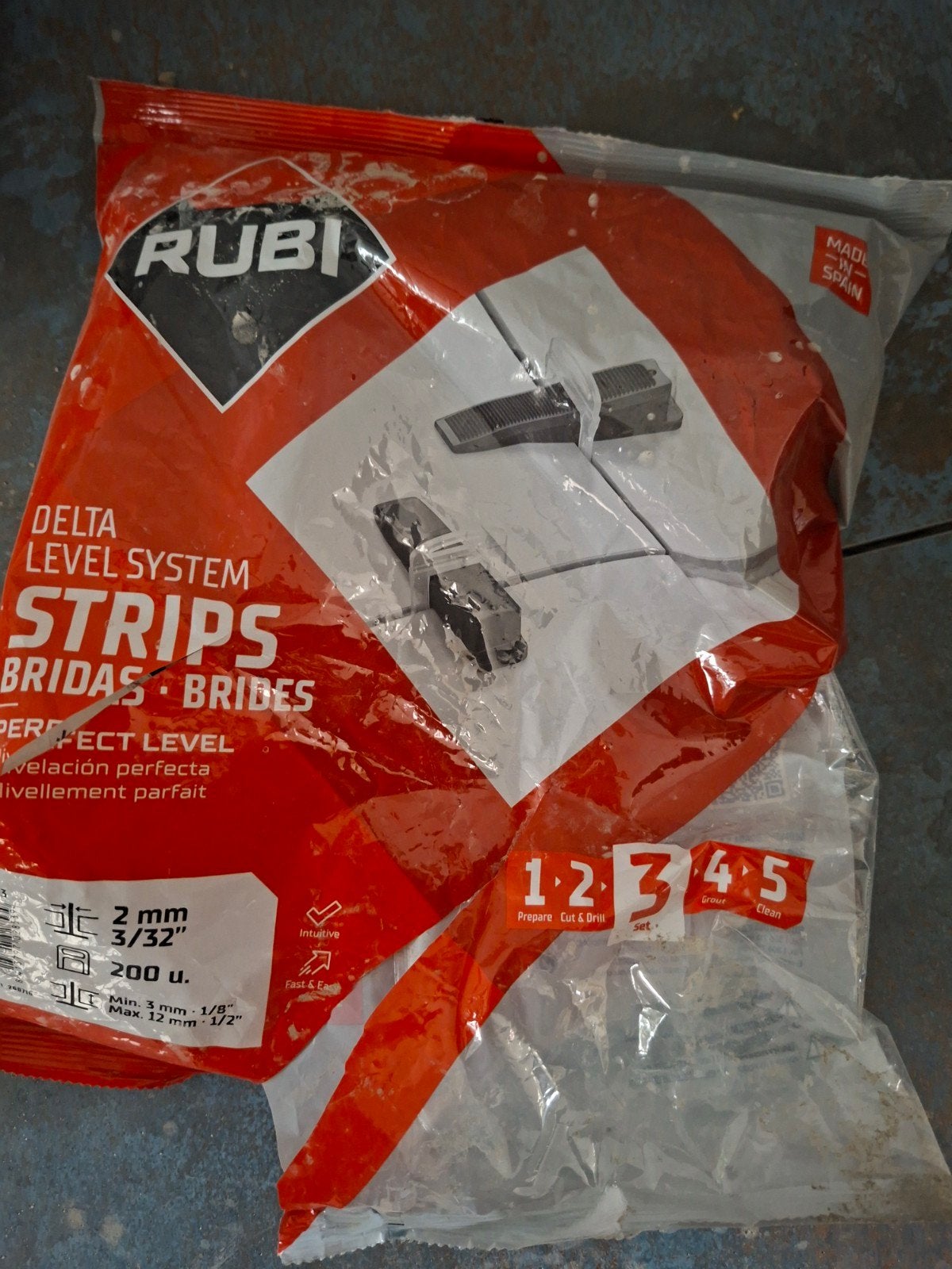 +- 50 stuks Rubi Delta Level System Strips - Tegel Leveling, Ophalen of Verzenden, Nieuw