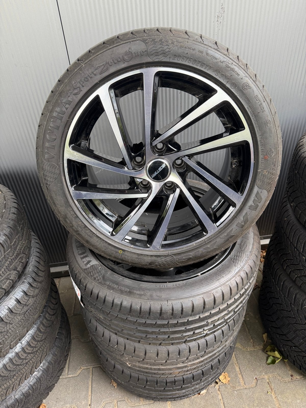 4 complete wielen met nieuwe banden en velgen audi Q2 T-roc, Auto-onderdelen, Banden en Velgen, Banden en Velgen, Nieuw, 17 inch