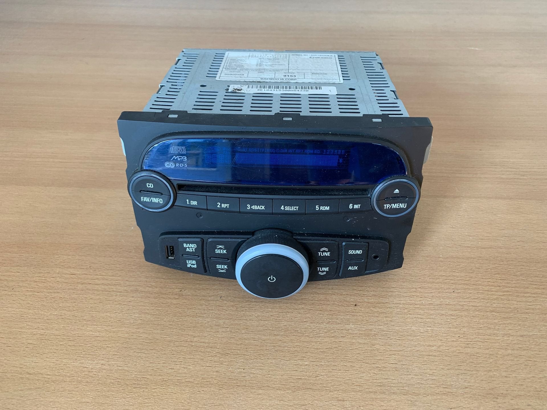 Autoradio / radio Chevrolet Spark 2009 tot 2015 USB, Auto diversen, Ophalen of Verzenden, -, -, -