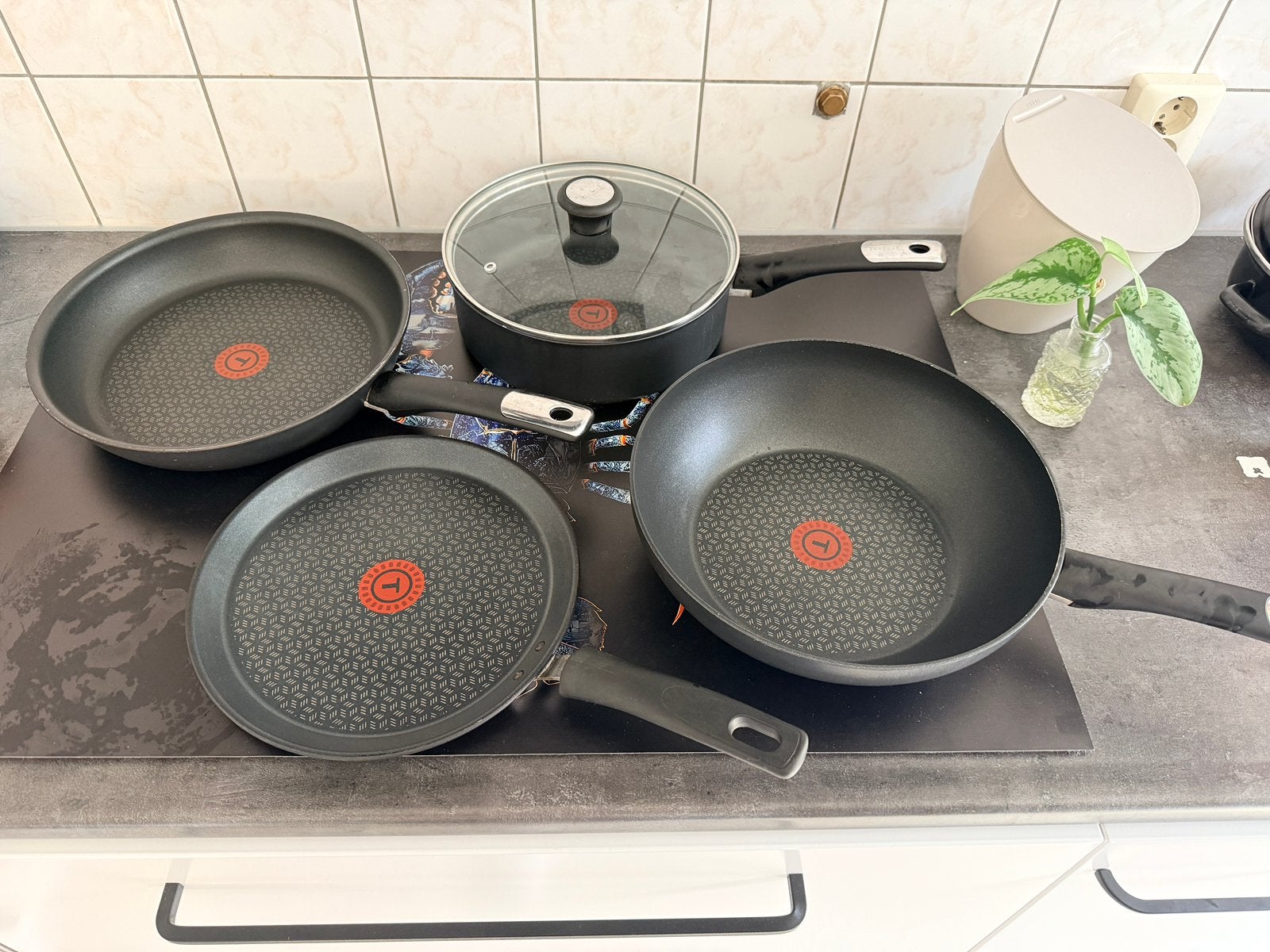 Tefal pannenset, Ophalen, Gebruikt, Pannenset, Tefal