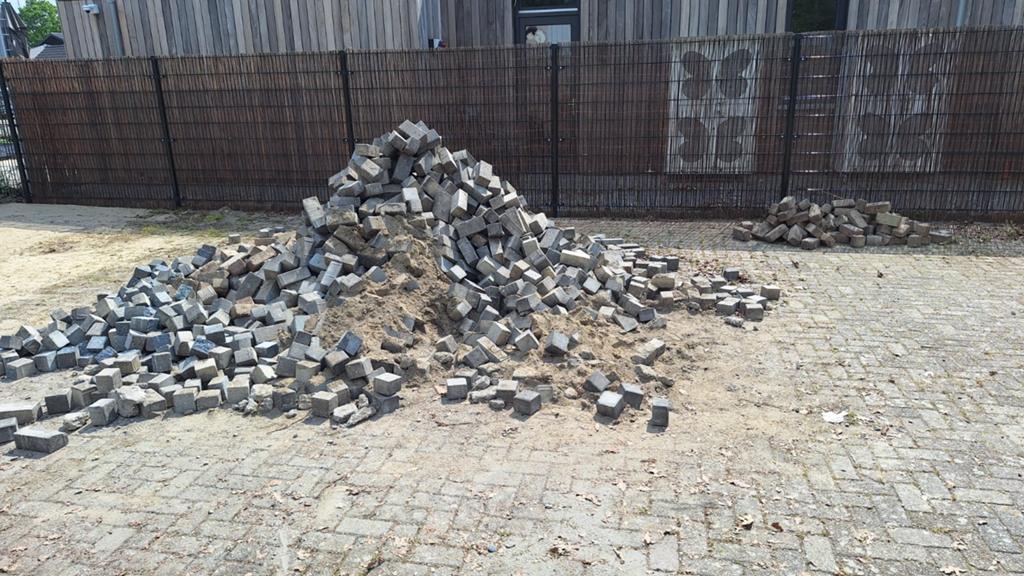 Gebruikte klinkers voor bestrating, Ophalen, Gebruikt, Klinkers, 10 m² of meer