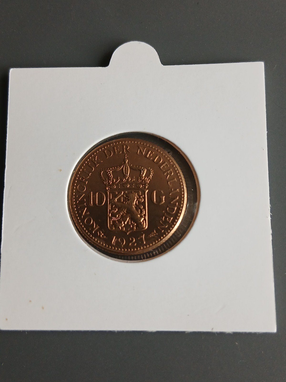 gouden tientje 1927, Verzenden, Koningin Wilhelmina, 10 gulden
