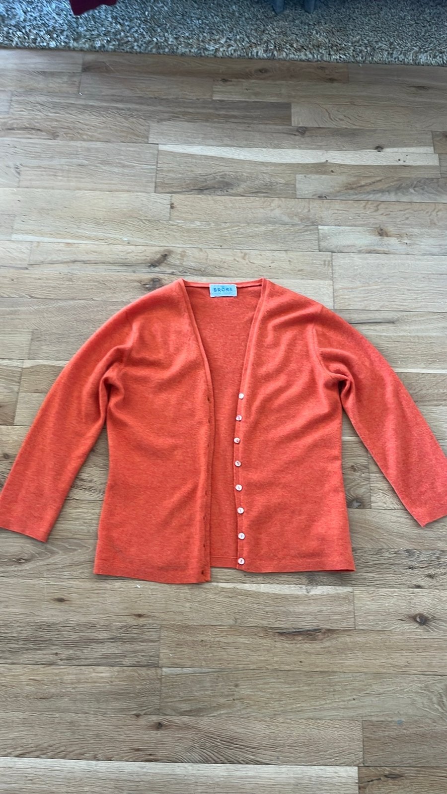 Brora Cashmere Vestje Maat S - Topkwaliteit, Ophalen of Verzenden, Zo goed als nieuw, Maat 36 (S), Oranje