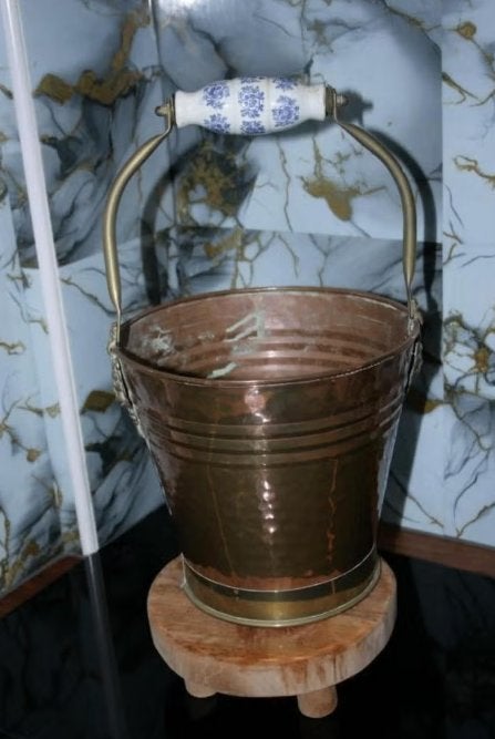 Antieke/Vintage Koperen IJsemmer, Ophalen of Verzenden, Koper