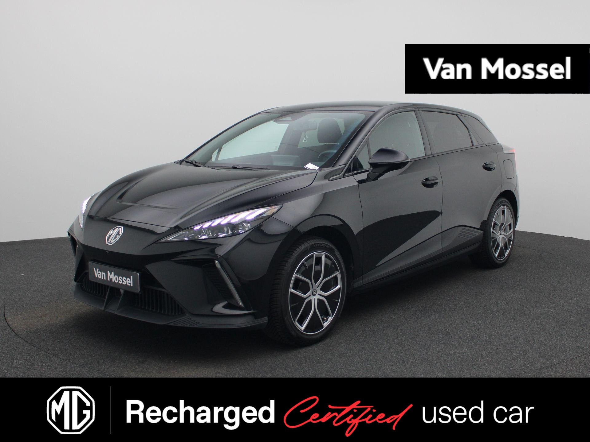 MG 4 Long Range Luxury 64 kWh | WLTP 435 KM | SoH 95,60% Nav, Auto's, MG, Automaat, Achterwielaandrijving, Gebruikt, Zwart