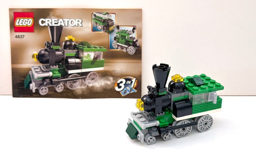 Lego Creator 3-in-1 no. 4837: Minitreinen, Inclusief instructies, Lego, Ophalen of Verzenden, Zo goed als nieuw