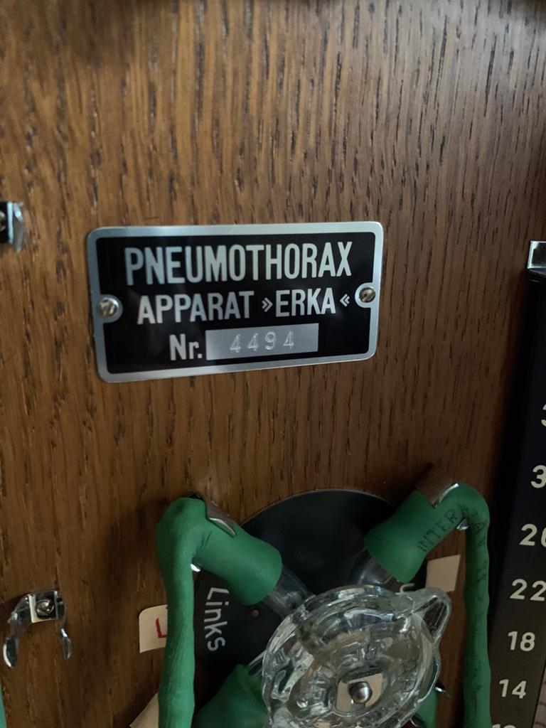 Antieke Pneumothorax medisch apparaat - longziekten, Ophalen