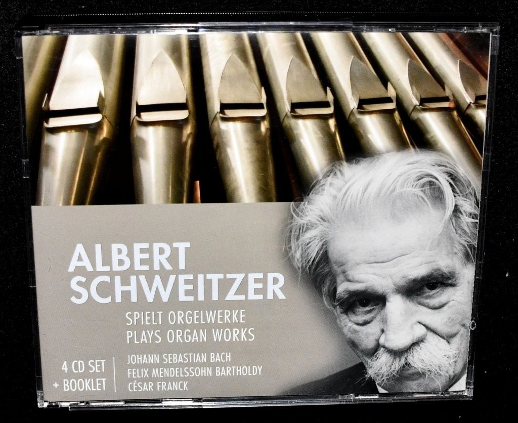 Albert Schweitzer Spielt Orgelwerke (4 CD Set + Booklet), Ophalen of Verzenden, Classicisme, Zo goed als nieuw, Overige typen