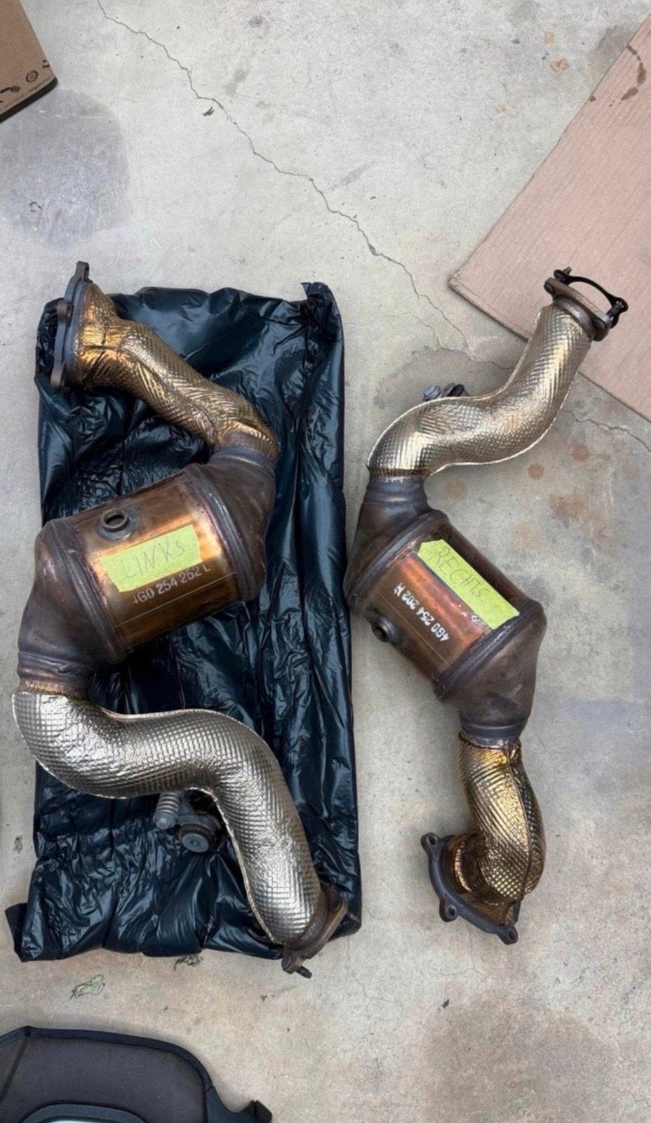 Original Audi RS6 / RS7 C7 4.0 TFSI V8 Downpipes, Ophalen of Verzenden, Nieuw, Audi