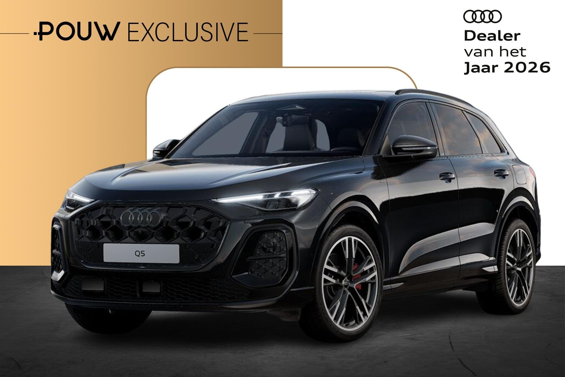 Audi Q5 367pk e-hybrid quattro S edition Competition | Panor, Auto's, Automaat, 12 maanden, Stof, 4 cilinders