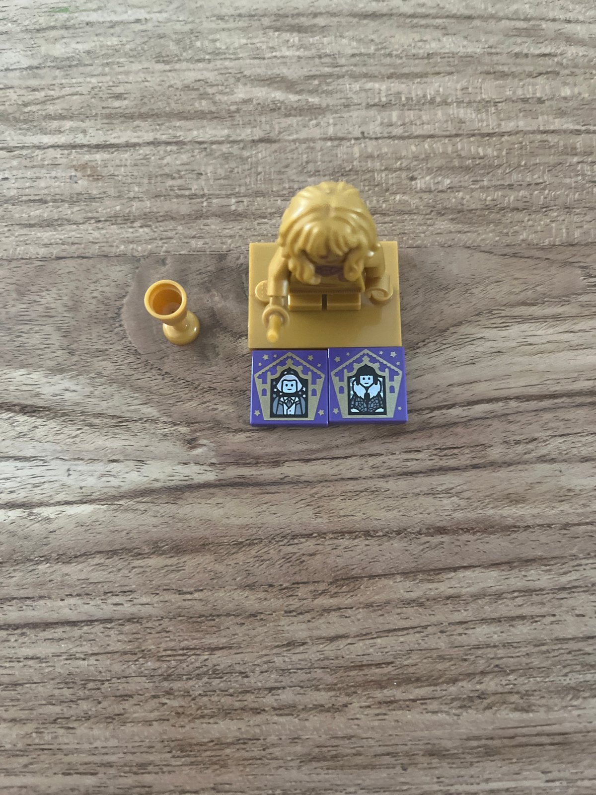 Gouden Harry Potter Lego minifiguur met accessoires, Ophalen of Verzenden, Zo goed als nieuw, Overige merken