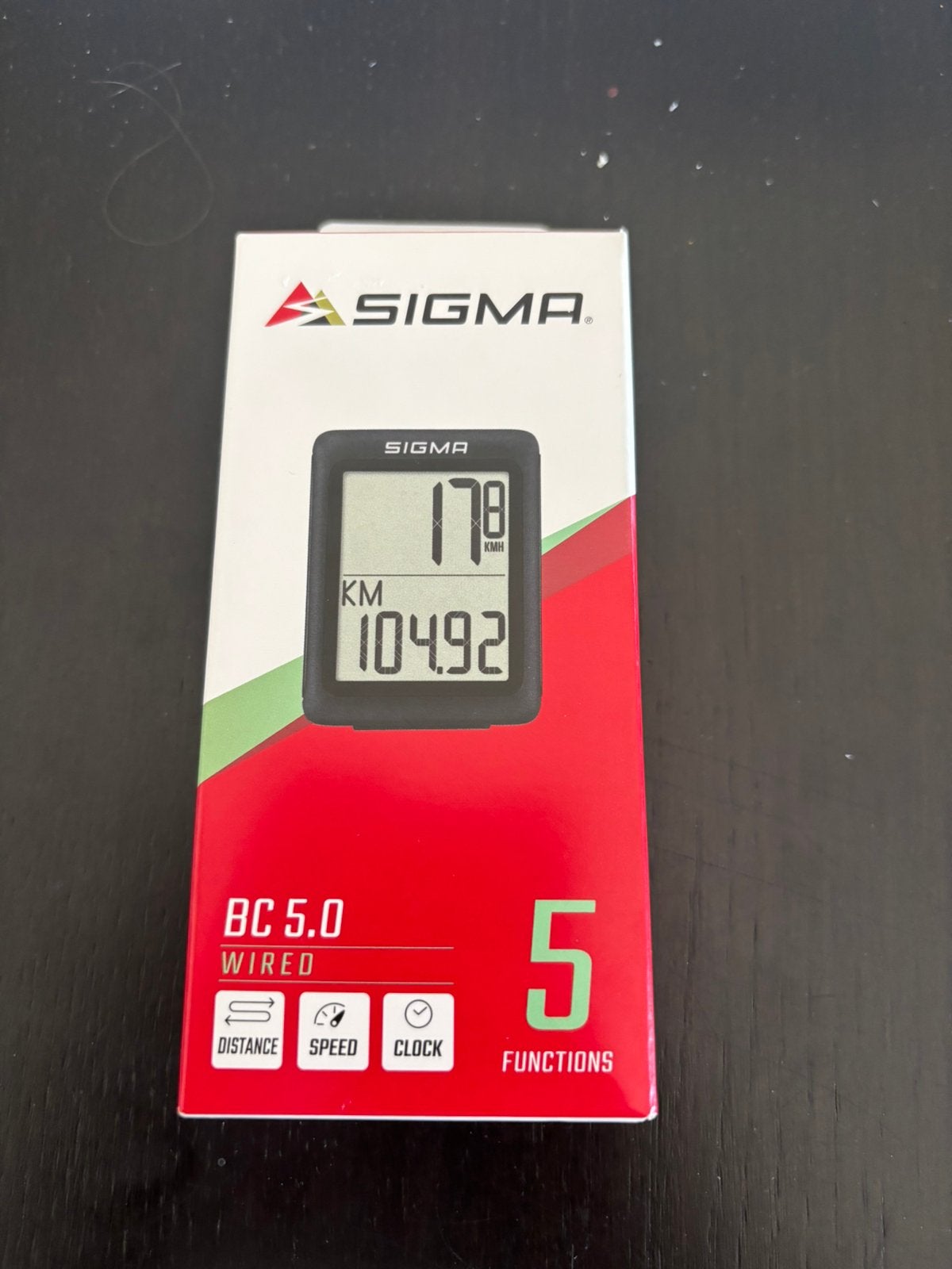 Sigma bc 5.0 fietscomputer, Fietsen en Brommers, Ophalen of Verzenden, Nieuw