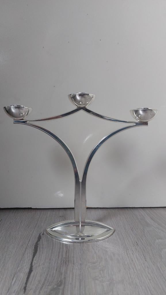 BMF kandelaar verzilverd, Ophalen of Verzenden, Minder dan 25 cm