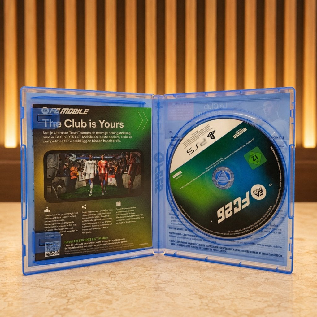 FC26 PS5 Game - In Nette Staat, Sony, Zo goed als nieuw, Support@sony.com, 1-7-1 Konan, Minato-ku
Tokyo 108-0075
Japan
