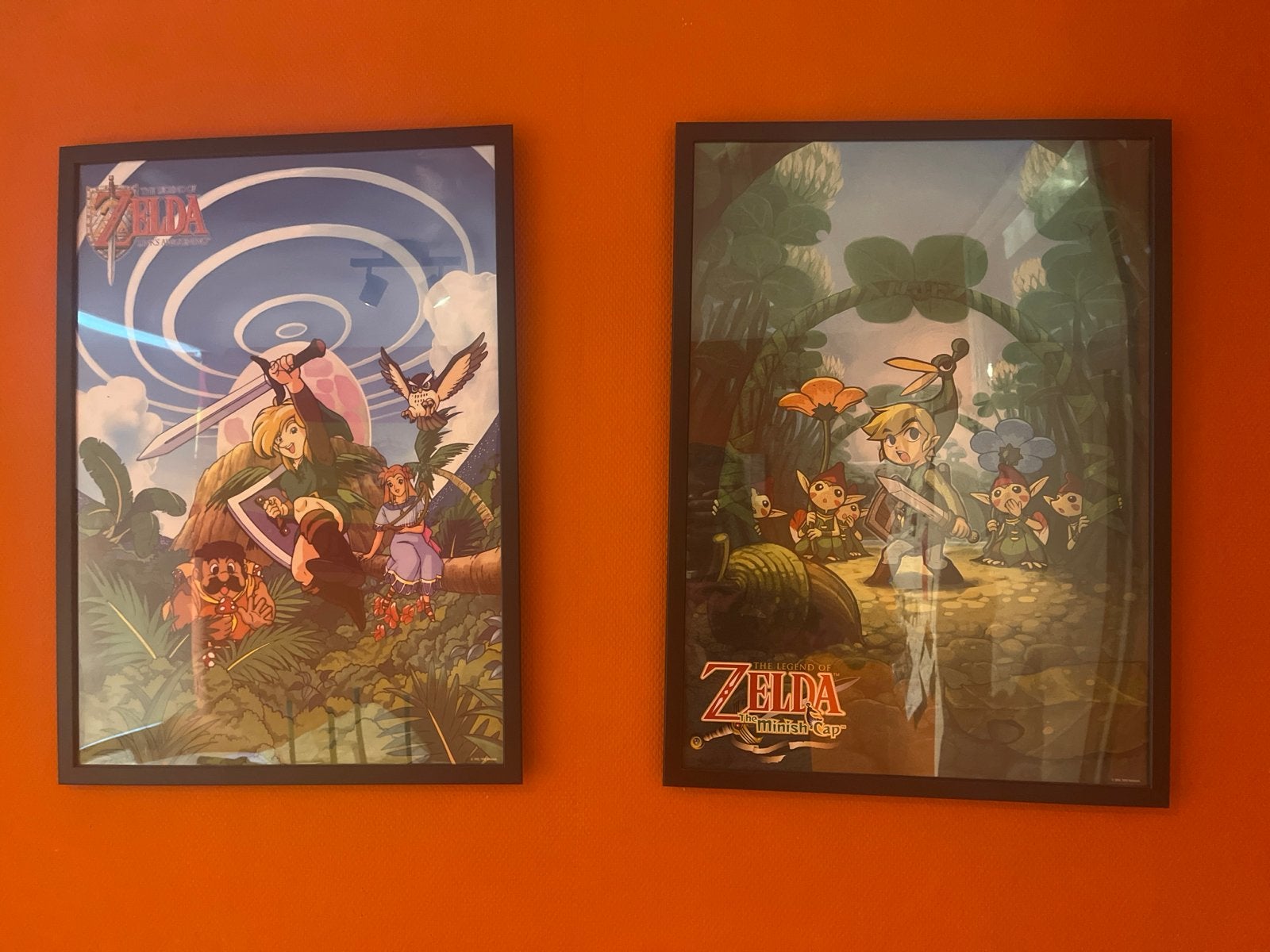 The Legend of Zelda Posters - Minish Cap & Skyward Sword, Ophalen, Rechthoekig Staand, Met lijst, Zo goed als nieuw