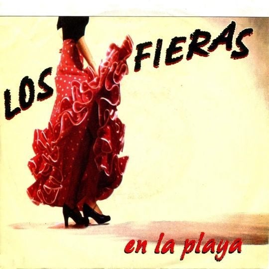 Los Fieras - En La Playa (ps) 7", Ophalen of Verzenden, Zo goed als nieuw, 7 inch, Pop