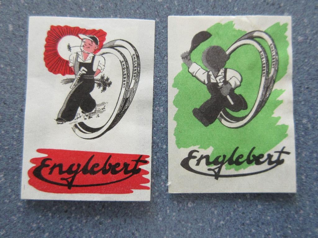 2 x Englebert banden, Verzenden, Zo goed als nieuw, Luciferdoosjes of -merken