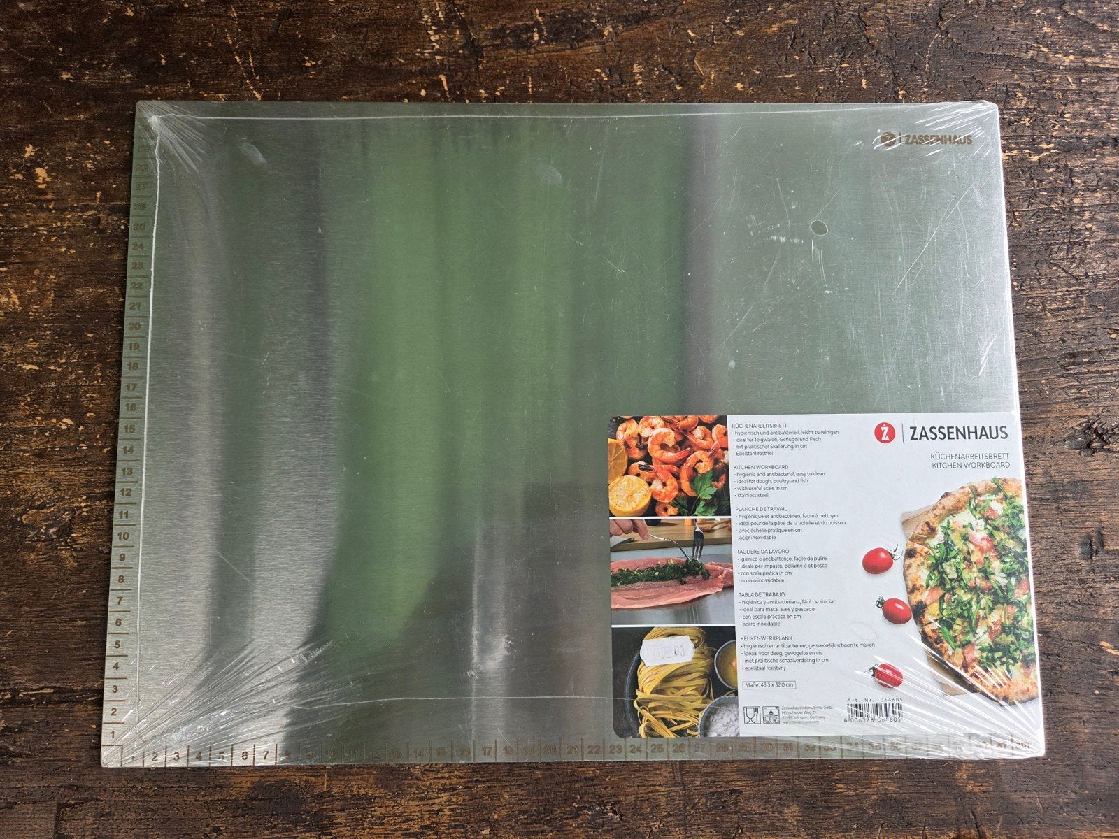 Nieuw! Zassenhaus RVS snijplank / werkblad (43,5 x 32 cm), Huis en Inrichting, Keuken | Keukenbenodigdheden, Snij-/serveerplank