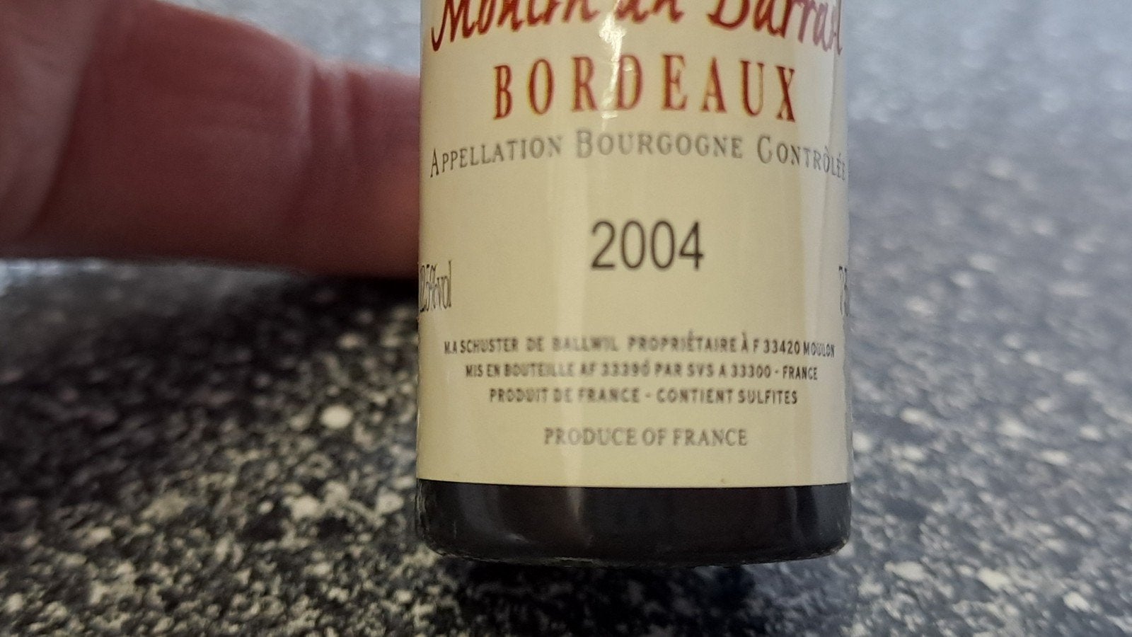 Wijnfles kurkentrekker Chateau Moulin du Barrail Bordeaux, Overige typen, Kunststof, Onbekend, Ophalen of Verzenden
