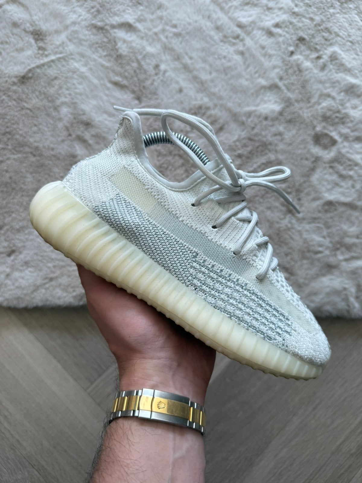 Adidas yeezy boost 350 v2 white 37 1/3, Ophalen of Verzenden, Gedragen, Wit, Sneakers of Gympen