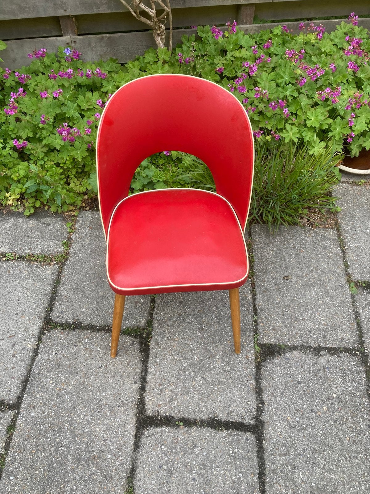 Unieke vintage stoel jaren 70, Antiek en Kunst, Ophalen