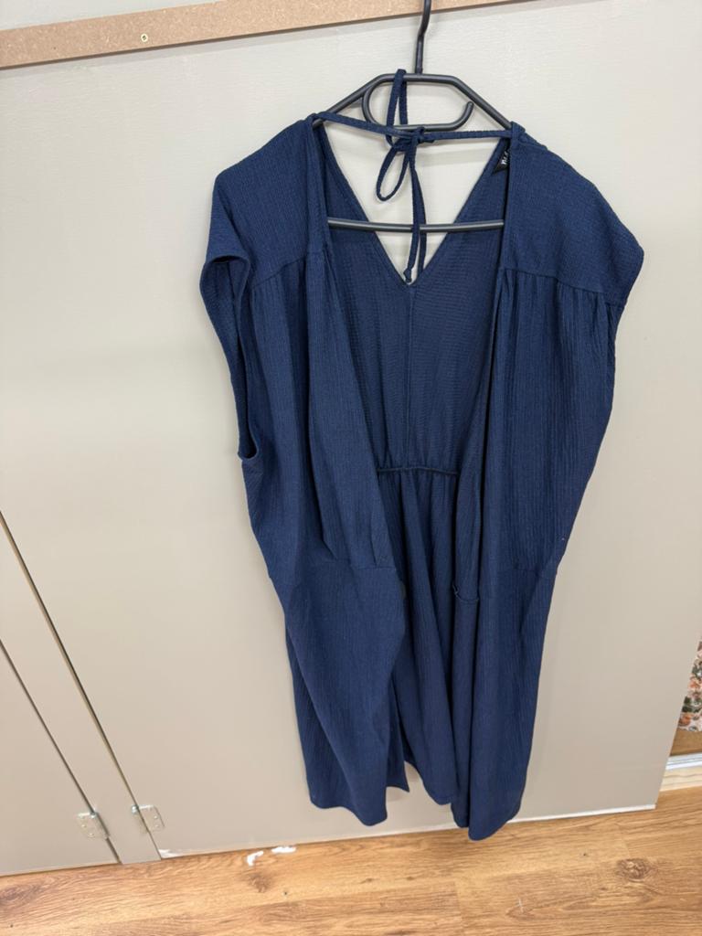 Leuke wikkeljurk van ms mode, Ophalen of Verzenden, Zo goed als nieuw, Maat 46/48 (XL) of groter, Onder de knie