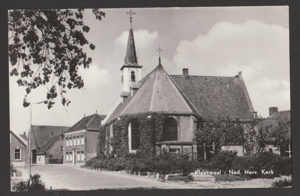 Klaaswaal (bij Numansdorp en Mijnsheerenland)- Ned Herv Kerk, Verzamelen, Verzenden, 1960 tot 1980, Ongelopen, Zuid-Holland