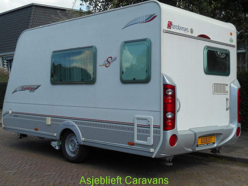 STERCKEMAN EVOLUTION COMFORT 420 CP 2012 voortent en mover, Caravans en Kamperen, Sterckeman, Schokbreker, Dwarsbed, Treinzit