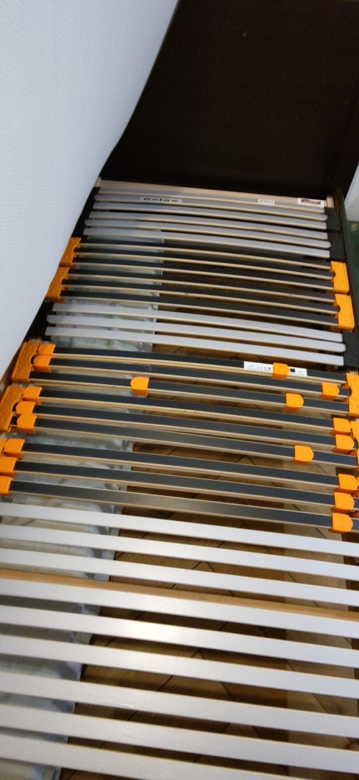 Ikea Hemnes bed 160x200 met lattenbodem, Gebruikt, Tweepersoons, Ophalen of Verzenden, 200 cm
