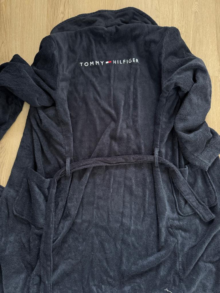 Tommy Hilfiger badjas donkerblauw maat xl, Kinderen en Baby's, Ophalen of Verzenden, Zo goed als nieuw, Jongen of Meisje