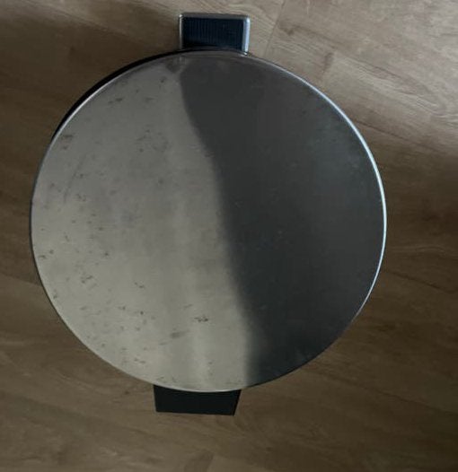 RVS Pedaalemmer - 12 liter, Gebruikt, Met pedaal, Ophalen of Verzenden, Rvs