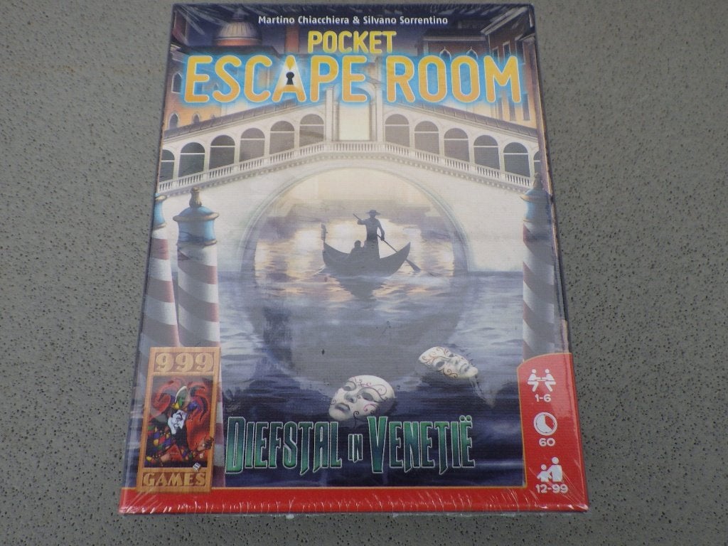 Escape room Diefstal in venetie 999 GAMES NIEUW, Ophalen, Nieuw