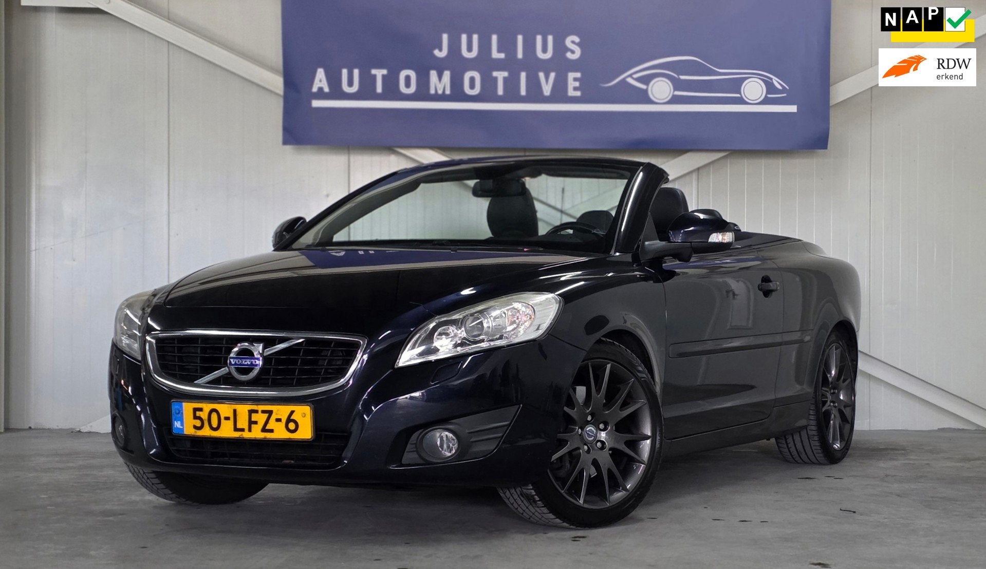 Volvo C70 Convertible 2.4i Intro Edition Volledig Onderhoude, C70, Gebruikt, Zwart, Cabriolet