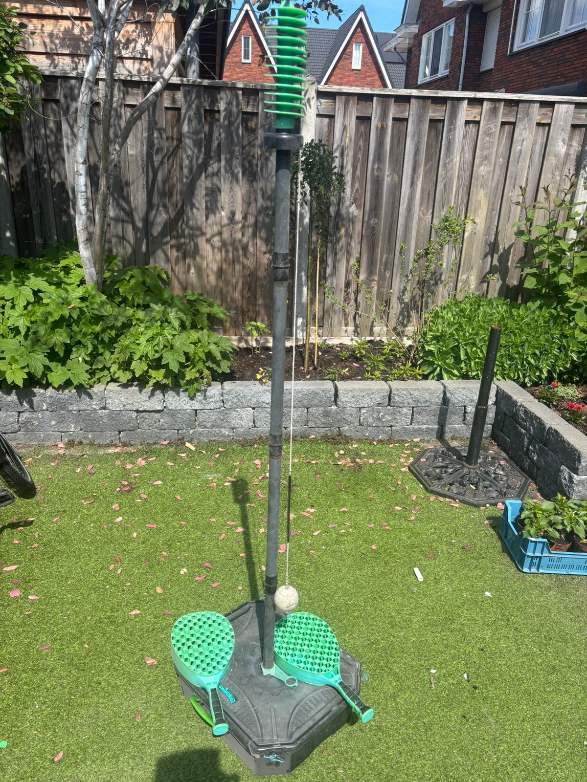Swingball van anwb veel gebruikt, Ophalen of Verzenden, Zo goed als nieuw, Korf of Paal