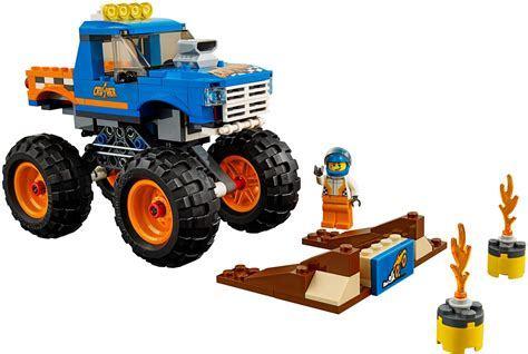 Lego city monstertruck met slope, compleet met boekje., Compleet, City, Lego, Ophalen of Verzenden