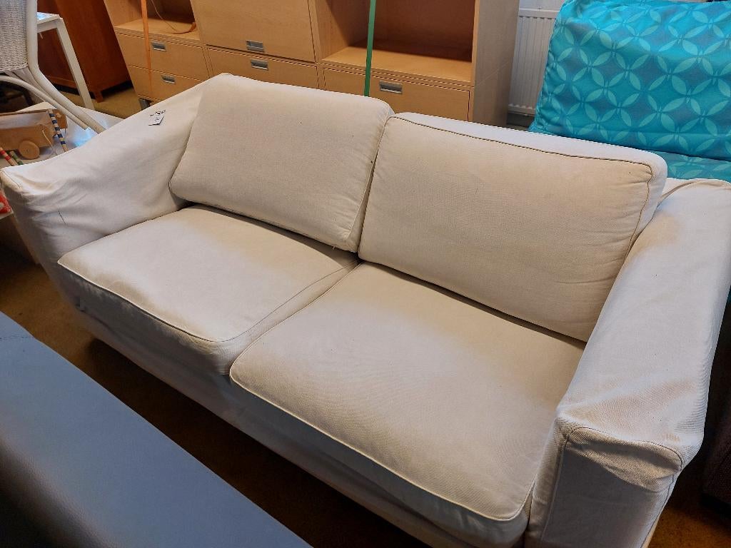 witte ikea bank ( 500865), Ophalen of Verzenden, Tweepersoons, 150 tot 200 cm