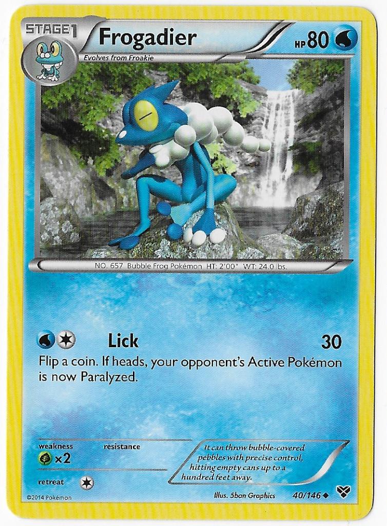 XY,  Frogadier [uncommon] 40/146, Verzenden, Nieuw, Losse kaart