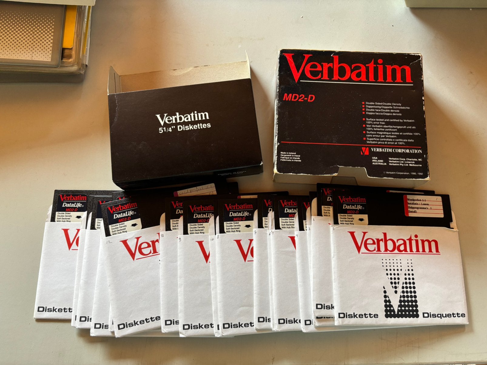 Wordperfect 5.1 compl. 5,25 ” floppys voor MS-DOS / Windows, Ophalen of Verzenden, Gebruikt, Overige programma's, Windows