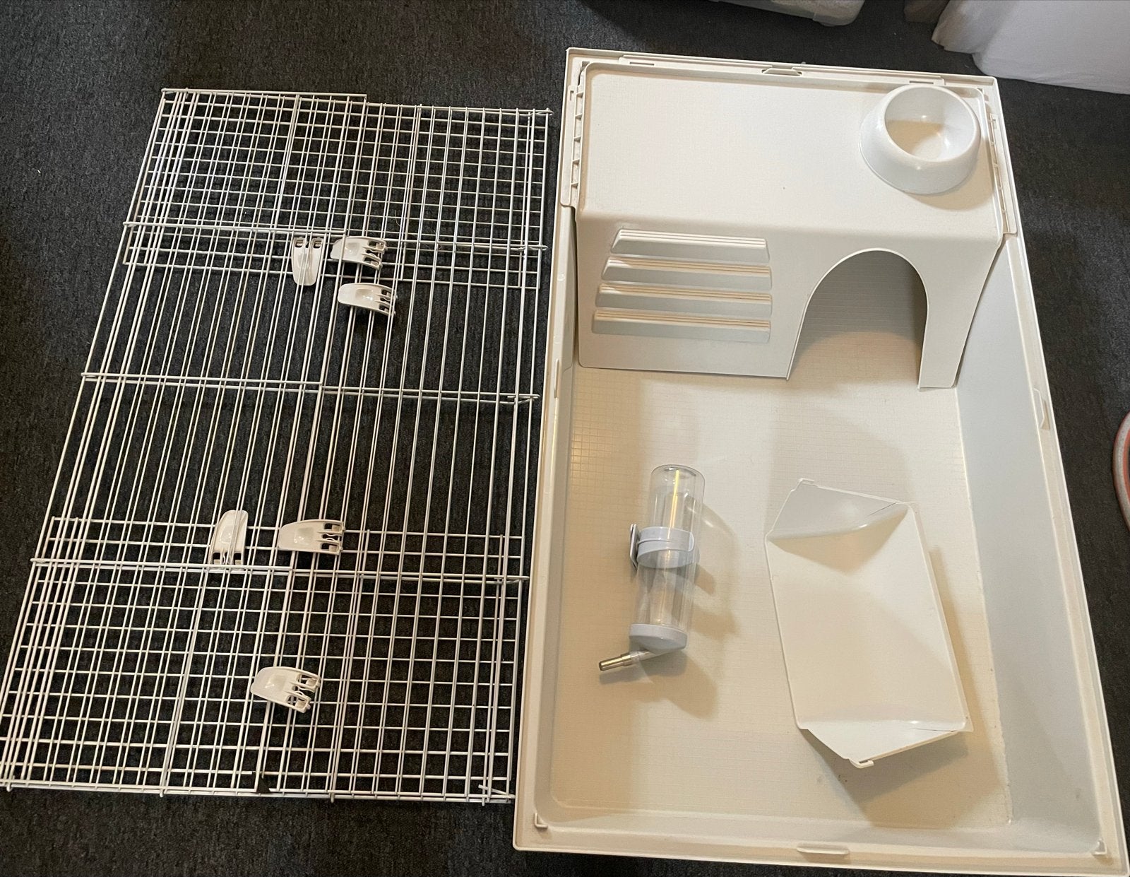 Binnenhok konijn knaagdier - zo goed als nieuw, Dieren en Toebehoren, Hamster, Zo goed als nieuw, 75 tot 110 cm, Ophalen
