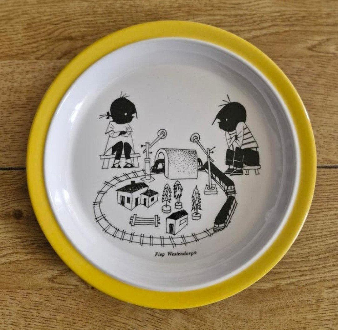 Plastic Bord Jip en Janneke, Ophalen, Zo goed als nieuw, Overige stijlen, Bord(en)