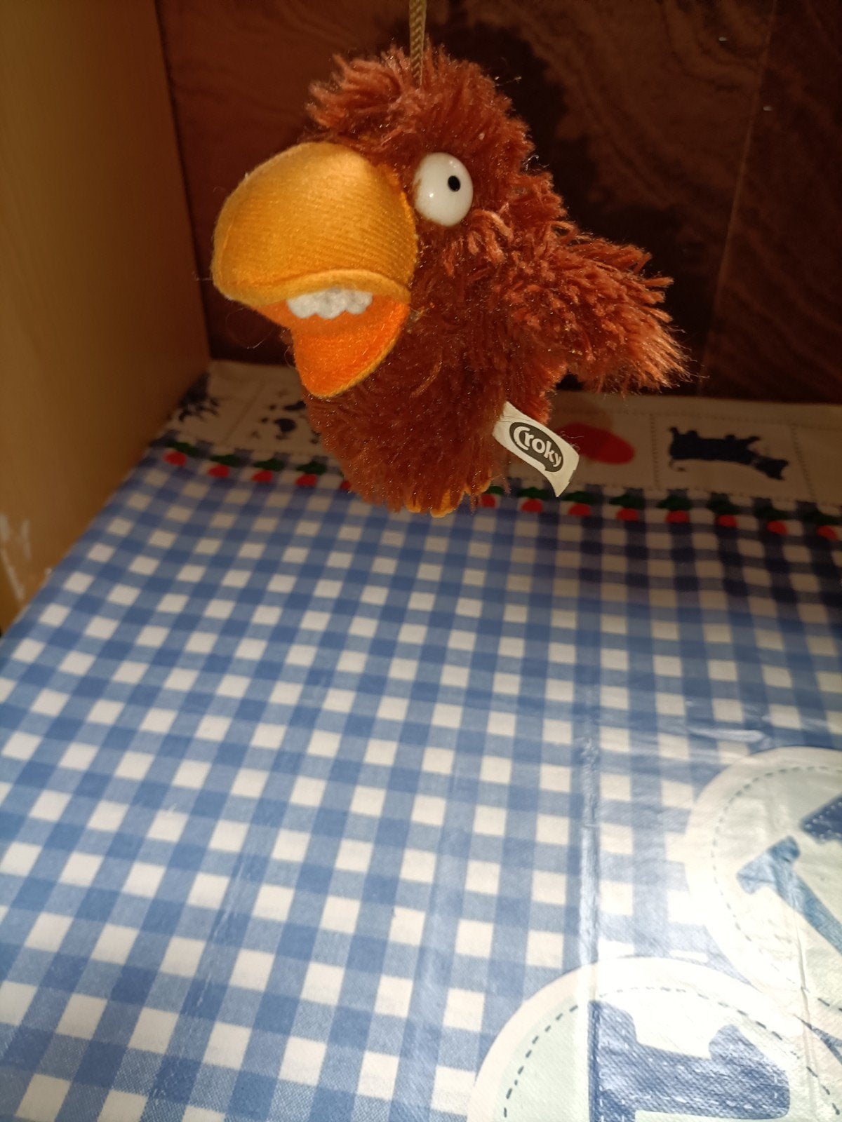 Croky sleutelhanger knuffeltje bruin, Ophalen of Verzenden, Zo goed als nieuw, Overige typen