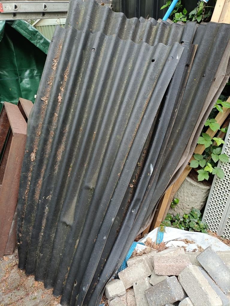 Golfplaten bitumen zwart, Overige materialen, Zwart, Ophalen of Verzenden, 15 m² of meer