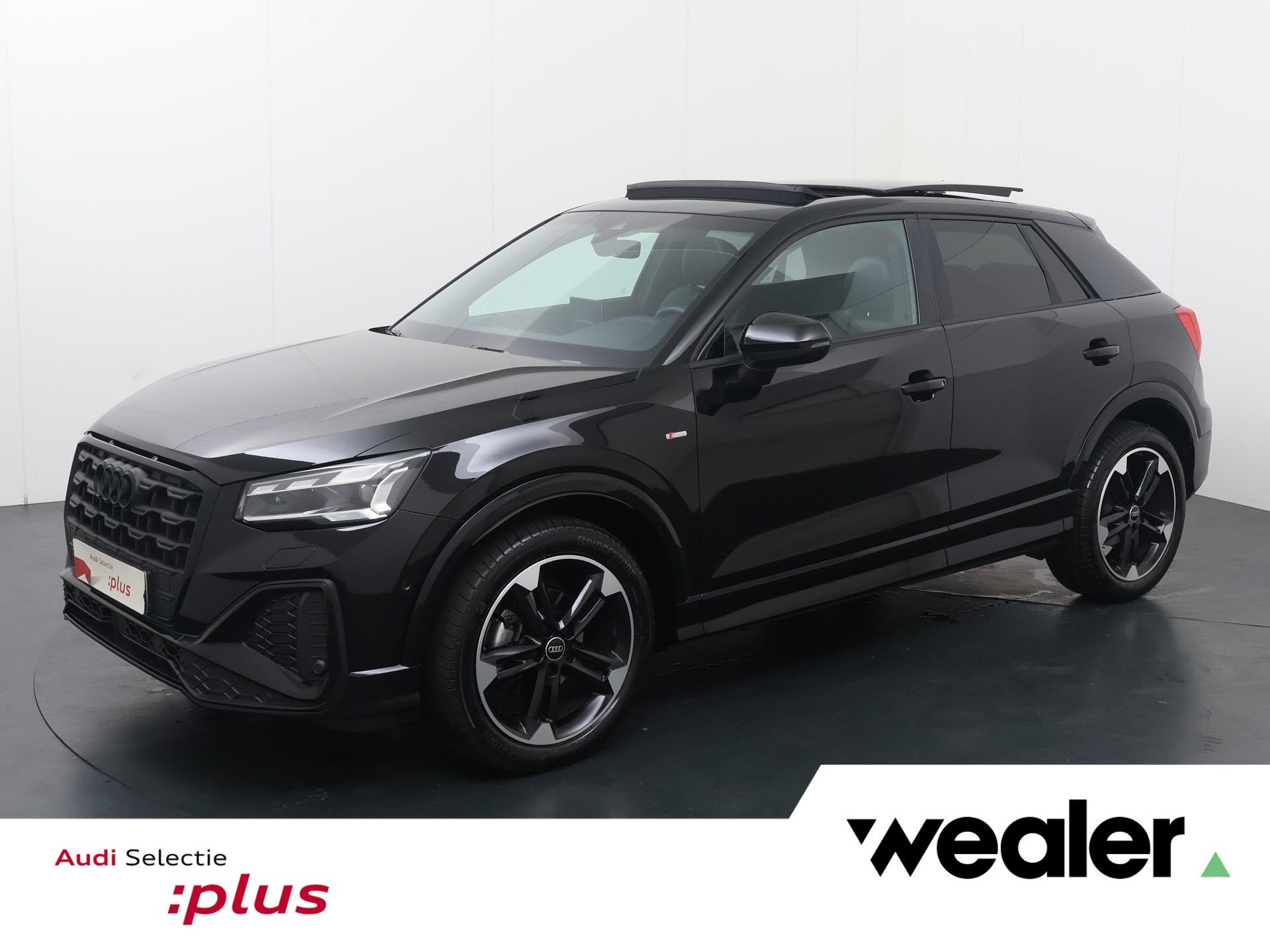 Audi Q2 35 TFSI S Edition | 150 PK | Automaat | Trekhaak | P, Auto's, 4 cilinders, Leder en Stof, Zwart, Origineel Nederlands