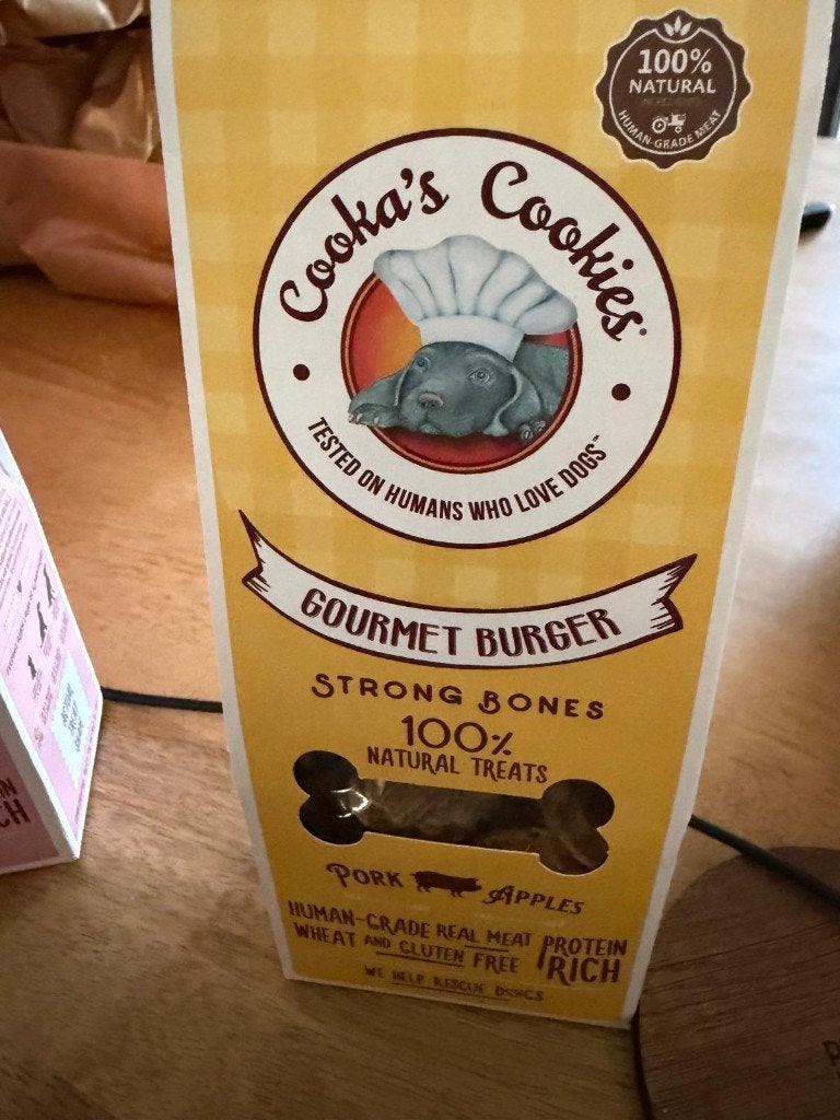 Cooka's Cookies Gourmet Burger Hondensnacks, Dieren en Toebehoren, Verzenden, Hond