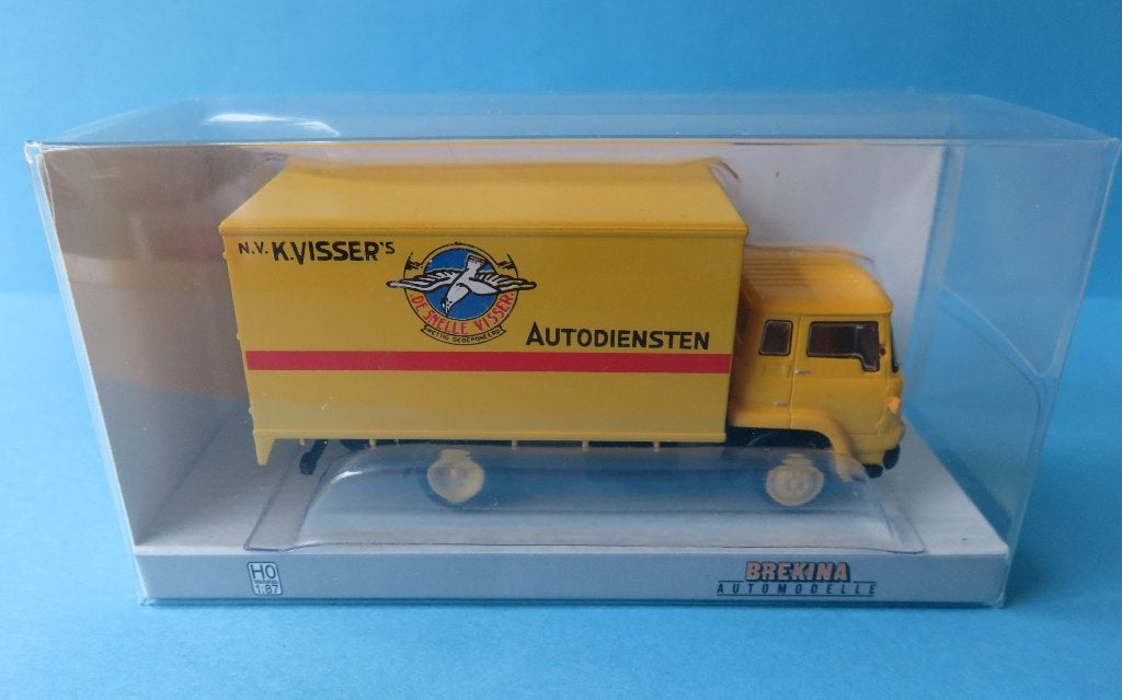 Brekina, Bedford TK Visser's Autodiensten, Ophalen of Verzenden, Nieuw, Bus of Vrachtwagen, Brekina