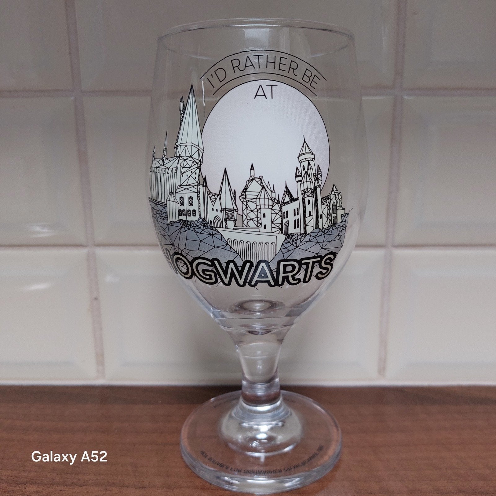 Nieuw Harry Potter Hogwarts wijn/bierglas, Ophalen of Verzenden, Nieuw, Gebruiksvoorwerp