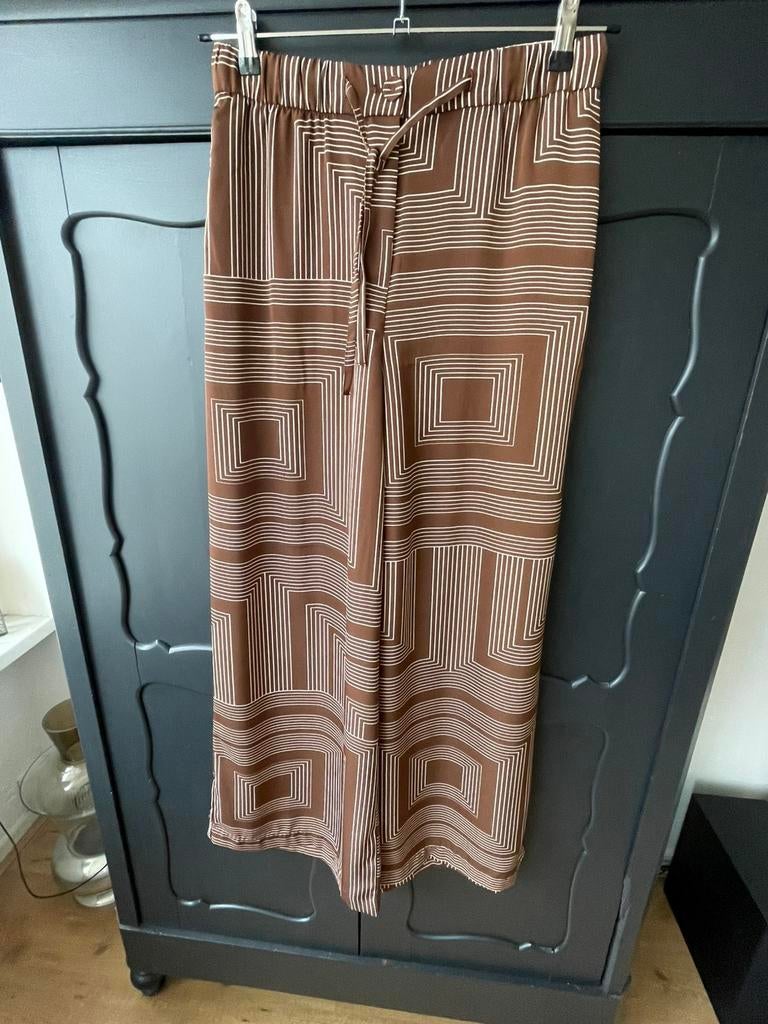 Broek H&M, Ophalen of Verzenden, Zo goed als nieuw, Zwart, Lang