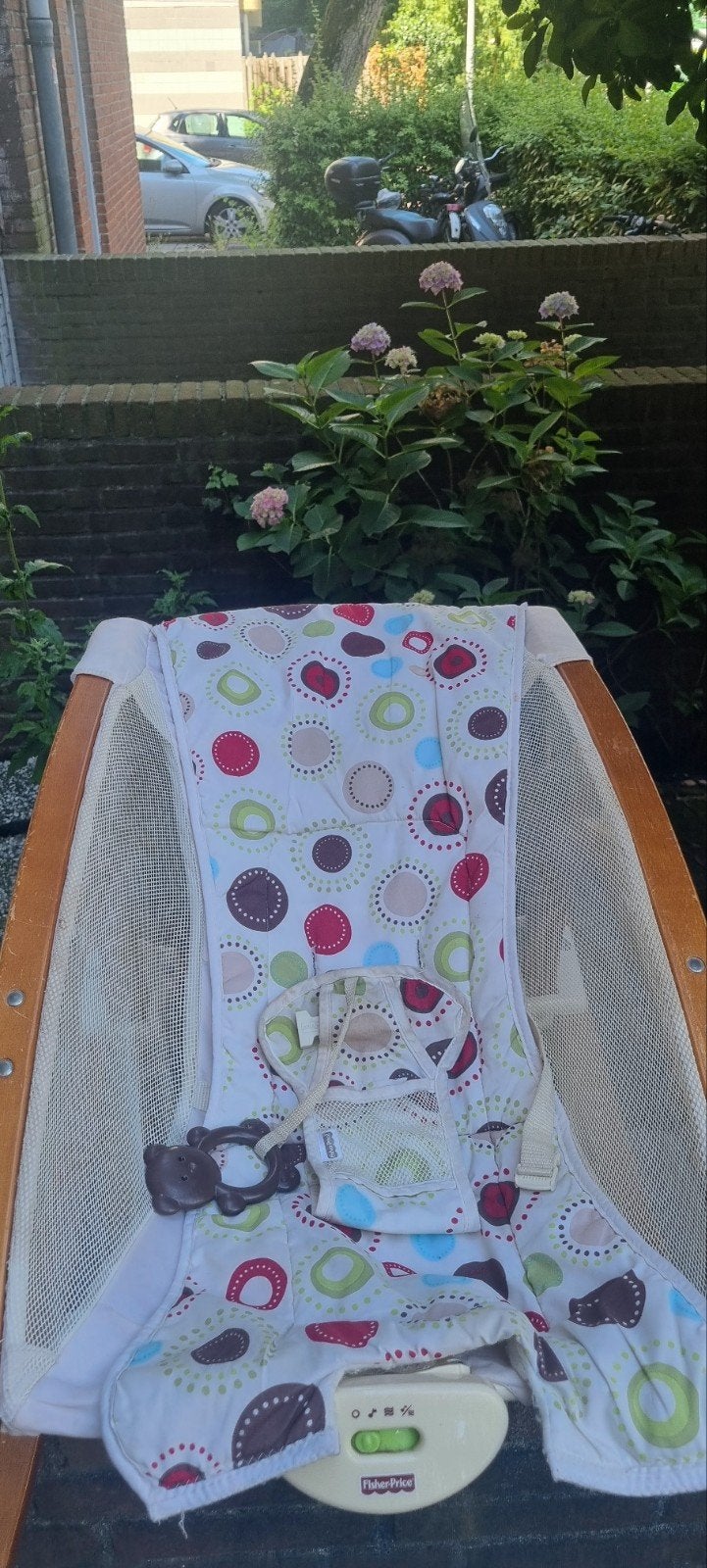 Chicco Wiegje/Reisbedje met Fisher-Price Schommelstoel, Kinderen en Baby's, Ophalen of Verzenden, Gebruikt, Wieg